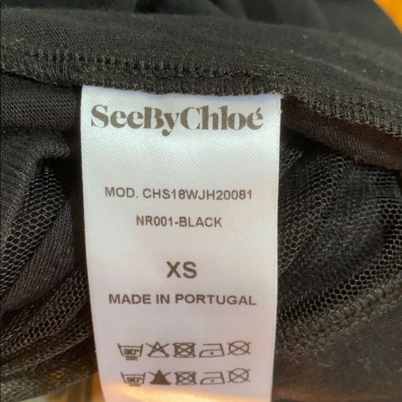 EUC See By Chloe Mesh Top - Picture 9 of 9